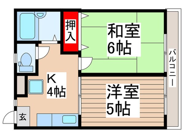 ハーベスト流山の物件間取画像